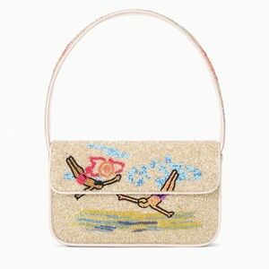 Price Firm - STAUD Tommy Beaded Shoulder Bag - Divers